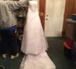 Wedding Dress with Flower Beautiful New Wedding Dress Size 8 Sm Yellow Flowers Straps Long Trail