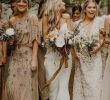 Wedding Dresses Beige Color Lovely Bridesmaids Nomadic Style Girl
