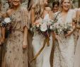 Wedding Dresses Beige Color Lovely Bridesmaids Nomadic Style Girl