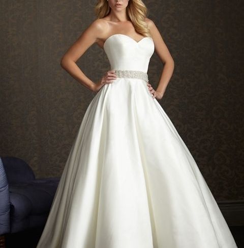 Wedding Dresses Boston Awesome Allure Exclusive Style 2502 Minus the Bow Detail This