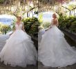 Wedding Dresses China Unique 2018 Ruffle Skirts Backless Wedding Dresses Illusion Long Sleeves Appliqued Ball Gowns Bridal Wedding Gowns Chiffon Wedding Dress Chinese Wedding