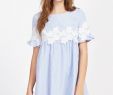 Wedding Dresses Des Moines Beautiful Guipure Lace Striped Smock Dress