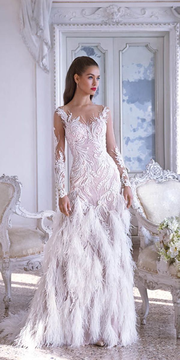 Wedding Dresses Feathers Elegant Specially for You Demetrios 2019 Wedding Dresses