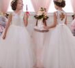 Wedding Dresses for Baby Girl Beautiful Kids Flower Girl Dress Baby Girls Lace formal Princess Pageant Wedding Birthday Party White Bridesmaid Dresses Tea Length 5 14years Canada 2019 From