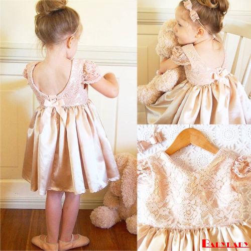 Wedding Dresses for Baby Girl Lovely â¤odâ¤super Cute Infant Baby Girl Birthday Wedding Pageant Party Princess Lace