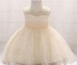 Wedding Dresses for Baby Girl Luxury Vintage Baby Girl Dress Summer Bead Dresses for Newborn 1 2