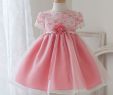 Wedding Dresses for Baby Unique Nancy August Coral Advent Lace Infant Dress [categoryname