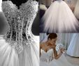 Wedding Dresses for Bridegroom New Discount Gorgeous Wedding Dresses Saprkle 2018 Sweetheart with Beading Crystal Sweep Train Zipper Bridal Wedding Gowns for Garden Country Plus Size