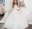 Wedding Dresses for Little Girl Luxury Us $5 75 Off Winter Long Sleeve Dress Wedding Dress for Girls Kids Christmas Costume Bridesmaid Girls Dress Party Princess 4 10 12 Years In