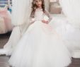 Wedding Dresses for Little Girl Luxury Us $5 75 Off Winter Long Sleeve Dress Wedding Dress for Girls Kids Christmas Costume Bridesmaid Girls Dress Party Princess 4 10 12 Years In