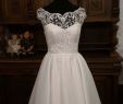 Wedding Dresses for Short Petite Brides Awesome Petite Lace Short Wedding Dress with Lace Corset Illusion