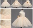 Wedding Dresses for Teens Fresh 2019 Girls Dress Beige Baby Girls Wedding Dresses Lace Tutu Skirts for Kids Backless Party Dress Child Prom Pleated Skirt Kids Gown From Greatamy