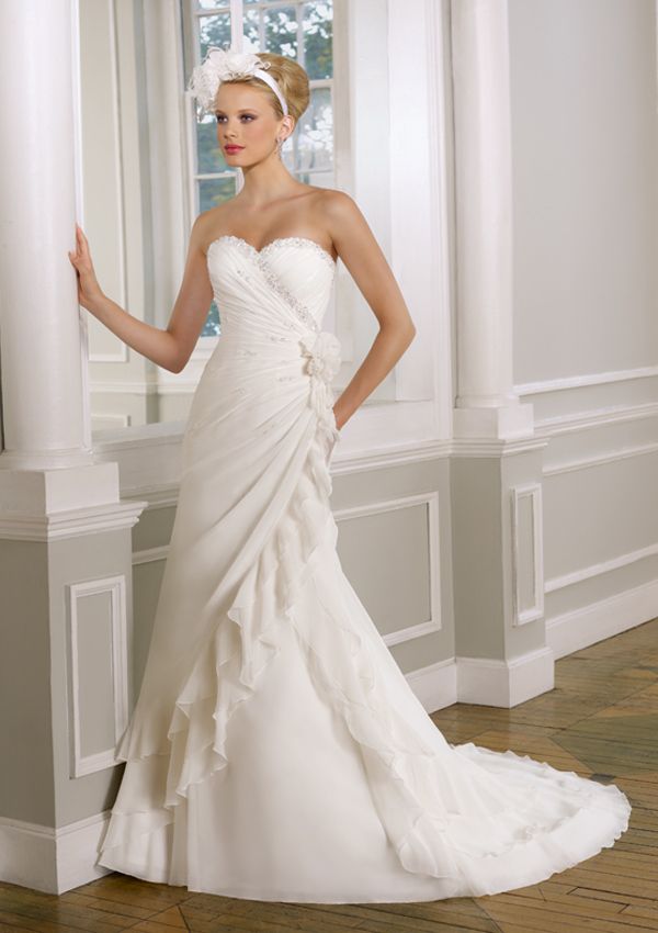 Wedding Dresses fort Wayne Inspirational Strapless Chiffon Bridesmaid Dress with Draped Sweetheart