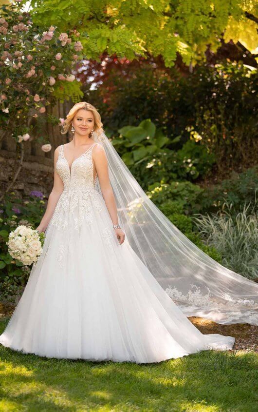 Wedding Dresses fort Worth New Lace and Tulle A Line Wedding Gown In 2019