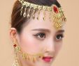 Wedding Dresses Jewellery Elegant Jewelry Indian Headdress Nose Ring Fashion Set