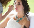 Wedding Dresses Jewellery Elegant Turquoise Necklace with Wedding Dress