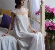Wedding Dresses Lingerie Elegant Long Silk Bridal Nightgown with Lace F2 Bridal Lingerie