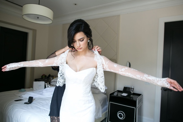 Wedding Dresses Los Angeles Elegant Glamorous Alfresco Ceremony Ballroom Reception and after