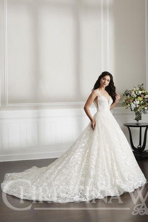 christina wu plunging neck wedding gown 01 541