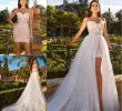 Wedding Dresses Outlet Inspirational Discount 2018 New Y Short Wedding Dresses with Detachable Skirt High Split Beaded Waist Lace Beach Bridal Gowns Vestidos De Noiva Wedding Dress