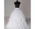 Wedding Dresses Petticoats Inspirational Nylon A Line Full Gown 5 Tier Floor Length Slip Style