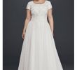 Wedding Dresses Plus Size with Sleeves Best Of Modest Short Sleeve Plus Size A Line Wedding Dress Style