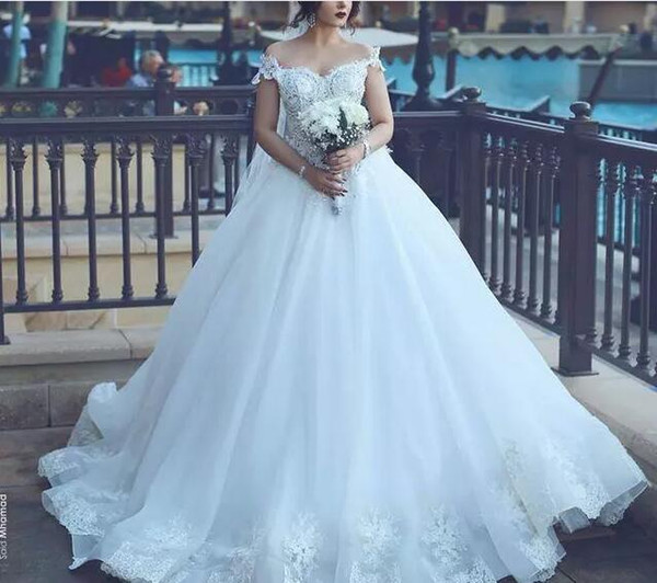 Wedding Dresses Pregnant Elegant Discount Said Mhamad 2018 Wedding Dresses Arabic Dubai Bride Robes A Line Vintage Wedding Dress Maternity Pregnant F Shoulder Bridal Gowns Wedding