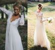 Wedding Dresses Pregnant Inspirational Empire Waist Boho Wedding Dress with Long Sleeves