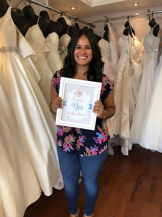 Wedding Dresses Reno Nv Inspirational Rustic Wedding Say Yes to the Dress Paddle Signs Wedding Dress Shopping Sign I Said Yes to the Dress Dress Sign Paddles Flip Signs