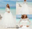 Wedding Dresses Summer 2016 Best Of Discount Summer Beach Lace Wedding Dresses 2016 Elegant Scoop Neck Long Sleeves Sheer White Simple Tulle A Line Bridal Gowns Cheap Plus Size Chiffon