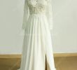 Wedding Dresses Under 1500 New Ivory A Line Chiffon Lace Wedding Dress with Champagne