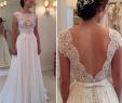 Wedding Dresses Under 200 Awesome Discount Simple 2016 Beach Wedding Dress Lace top Cap Sleeves See Through Neck V Back Covered button A Line Bridal Gown Bridesmaid Dress Wedding
