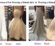 Wedding Dresses Under $2000 Lovely Mermaid Fishtail Petticoat Slip Full Shape Floor Length