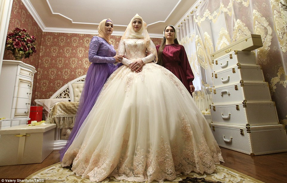 Wedding Dresses Under 400 Luxury Chechen Bride Prepares for Three Day event where She is