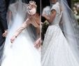 Wedding Dresses Veils Elegant Pippa Middleton Wedding Giles Deacon Lace Wedding Dress