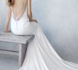 Wedding Dresses with Dramatic Backs Luxury Ella Rosa Be448 Fitted Crepe Gown