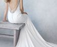 Wedding Dresses with Dramatic Backs Luxury Ella Rosa Be448 Fitted Crepe Gown