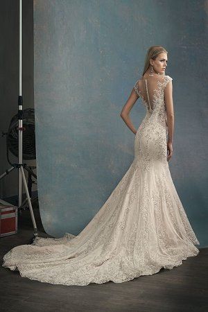 Wedding Dresses with Illusion Neckline Fresh T Illusion Neckline Lace Wedding Dress with Embroidery