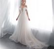 Wedding Dresses without Trains Elegant Discount 2019 New Sweep Train A Line Wedding Dresses F the Shoulder Lace Peal Illusion Bridal Gowns Wedding Dress A Line Wedding Dress Aline Dress