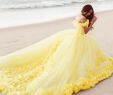 Wedding Dresses Yellow New Flowers and Tulle Quinceanera Dresses Ball Gowns F