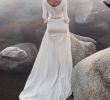 Wedding Gowns for Older Brides Unique Long Sleeves Modest Wedding Dresses 2017 Beaded Belt Jersey Beach Bridal Gowns Sleeves Custom Made Cheap Wedding Gowns Mature Bride New Mermaid