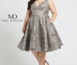 Wedding Guest Dresses Plus Size Inspirational Mac Duggal F V Neck with Pockets Plus Size Short evening Dress