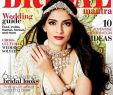 Wedding Magazine Cover Luxury sonam Kapoor Covers the Hindu Bridal Mantra