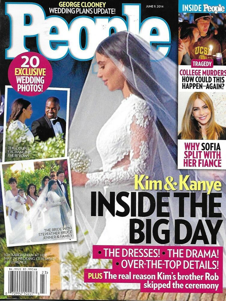 Wedding Magazine Subscription Awesome People Magazine Kim Kardashian Kanye West Wedding sofia