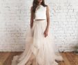 Wedding Skirt Separates Fresh Unique Two Piece Wedding Dress Bridal Separates Crop top