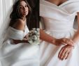 What to Wear Under A Wedding Dress Luxury Discount 2019 Elegant Country Wedding Dresses F Shoulder Satin Sweep Train Vintage Bridal Gowns Plus Size Wedding Dress Vestido De Novia Wedding