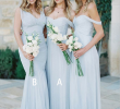 Where to Buy Mismatched Bridesmaid Dresses New Mismatched Light Blue A Line F the Shoulder Chiffon Long