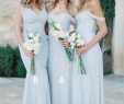 Where to Buy Mismatched Bridesmaid Dresses New Mismatched Light Blue A Line F the Shoulder Chiffon Long