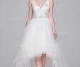 Where to Find Cheap Wedding Dresses Luxury asymmetrical A Line Princess Satin Tulle Chic Wedding Dresses Sleeveless