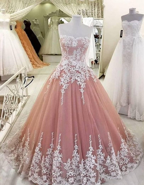 White Ball Gowns for Debutante Best Of 2017 New Nude Quinceanera Ball Gown Dresses Sweetheart White Lace Appliqus Sweet 16 Sweep Train Plus Size Puffy Party Prom evening Gowns 15 Dress Aqua